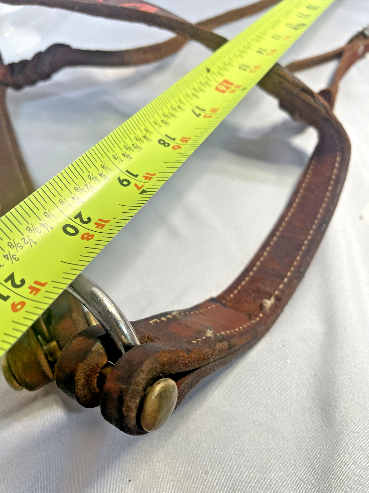 Horse Leather Breast Collar Myra pink