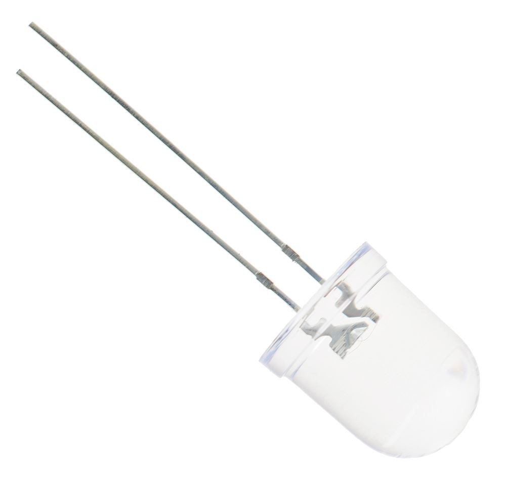 25 x White 10mm LED Water Clear 20,000mcd 20°