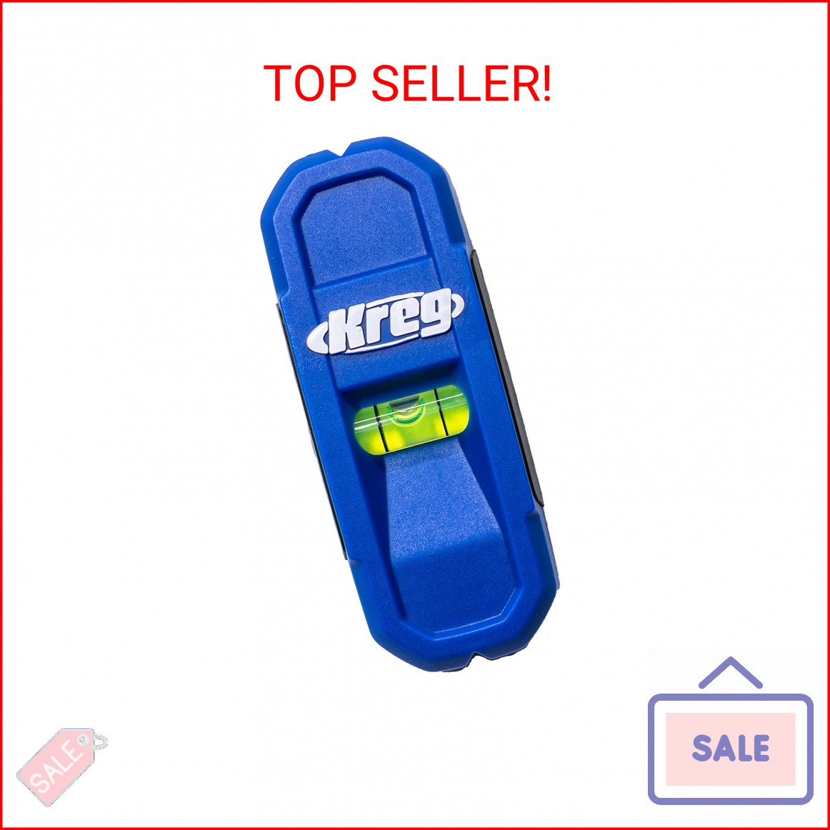 Kreg Magnetic Stud Finder - Handheld Wall Locator with Strong Magnet - Pocket Si