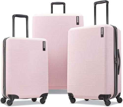 Stratum XLT Expandable Hardside Luggage with 3-Piece Set (20/24/28) Pink Blush
