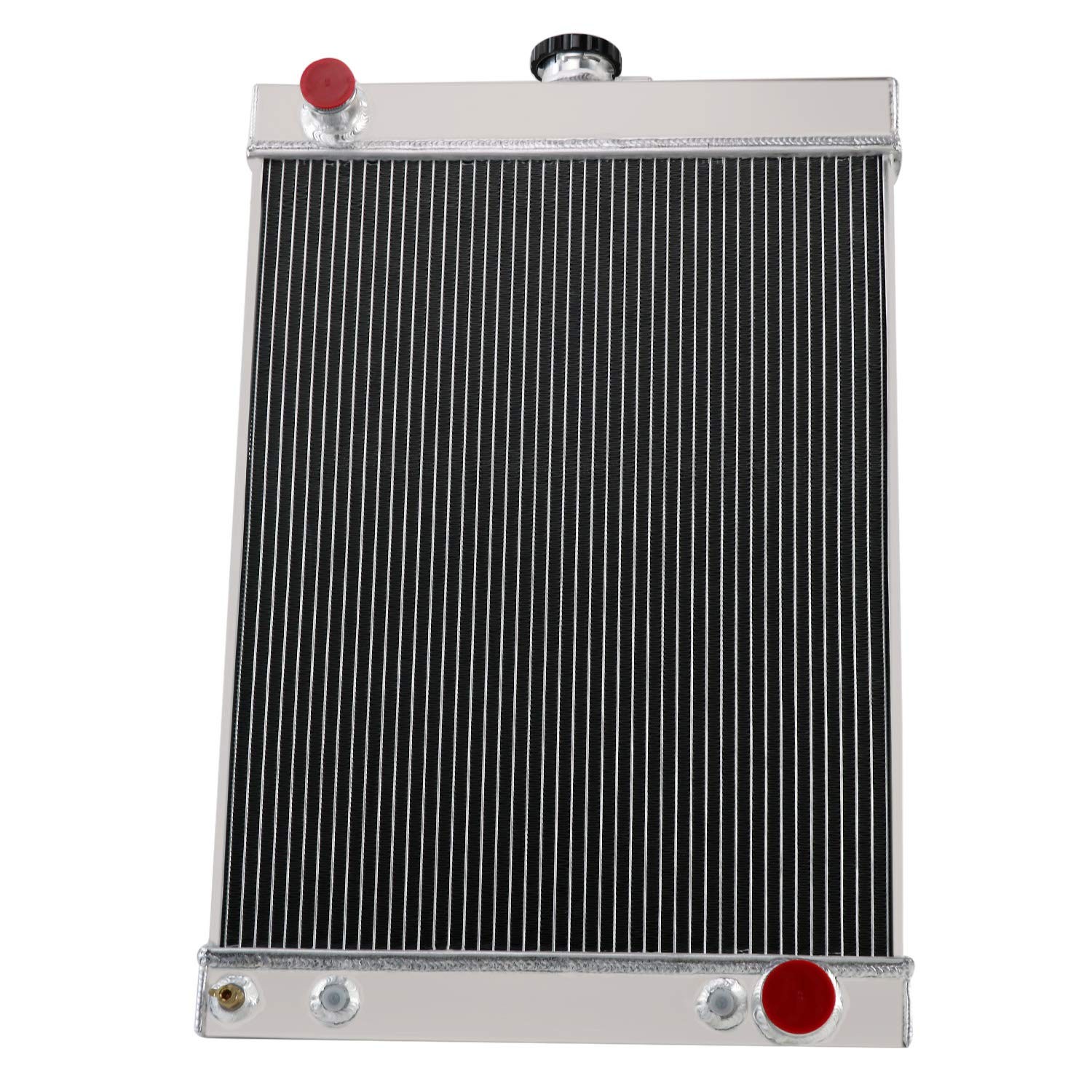 3 Row Core Radiator For 1930-1950 49 Hot Rod w/Transmission Cooler 19-3/4" x 27"