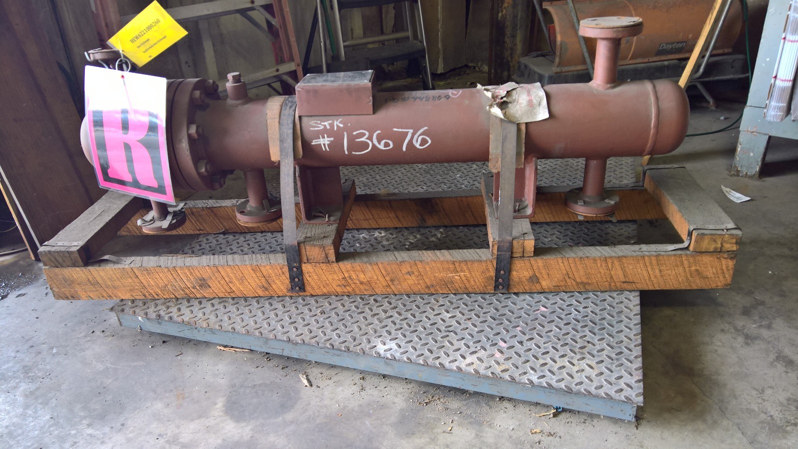 NEW Doyle & Roth Heat Exchanger 100 PSI 20 Deg. F Shell & Stainless SS Tube