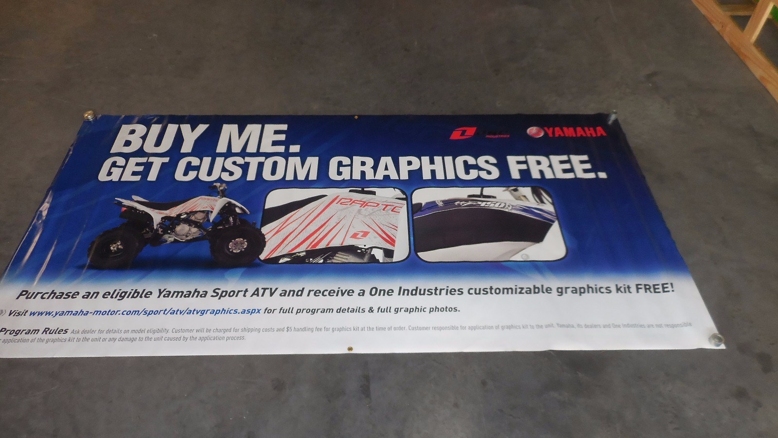 Yamaha Raptor 450R Dealer Exclusive Banner