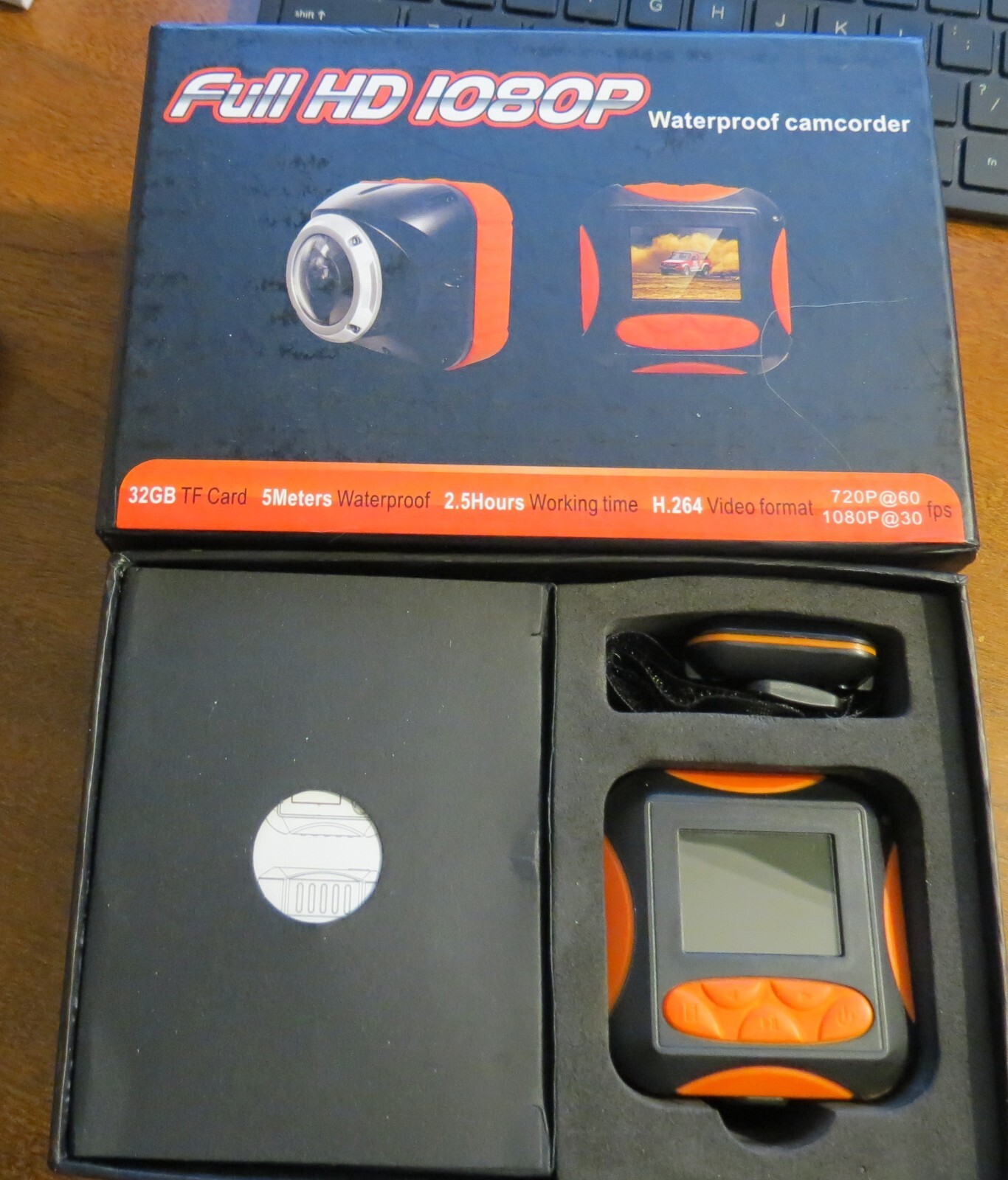 MAC50 Waterproof Camcorder Full 1080p NEW!