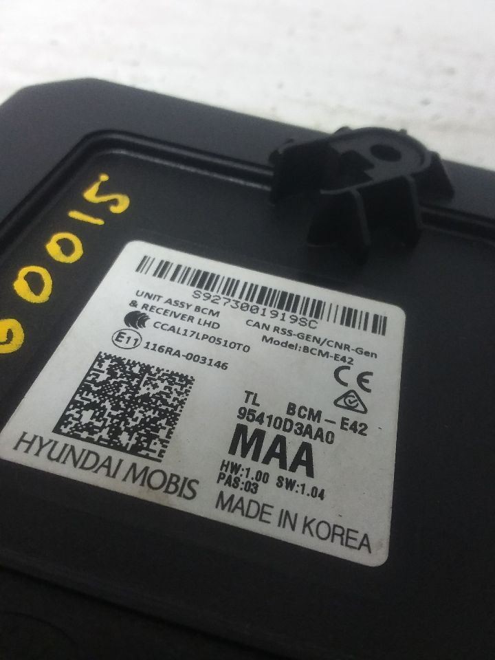 Body Control Module BCM Right Hand Dash Fits 19-21 TUCSON 95410D3AA0