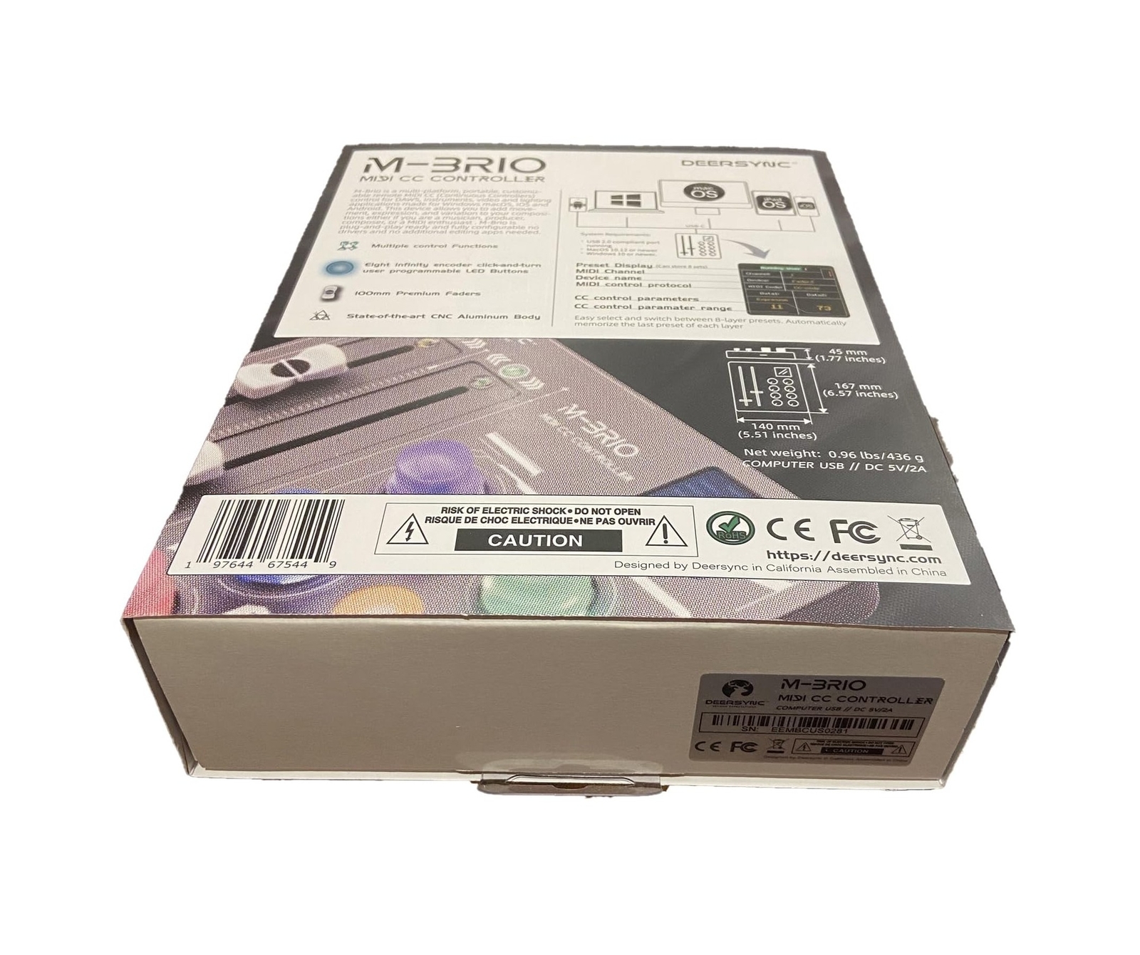 M-BRIO MIDI CC Controller
