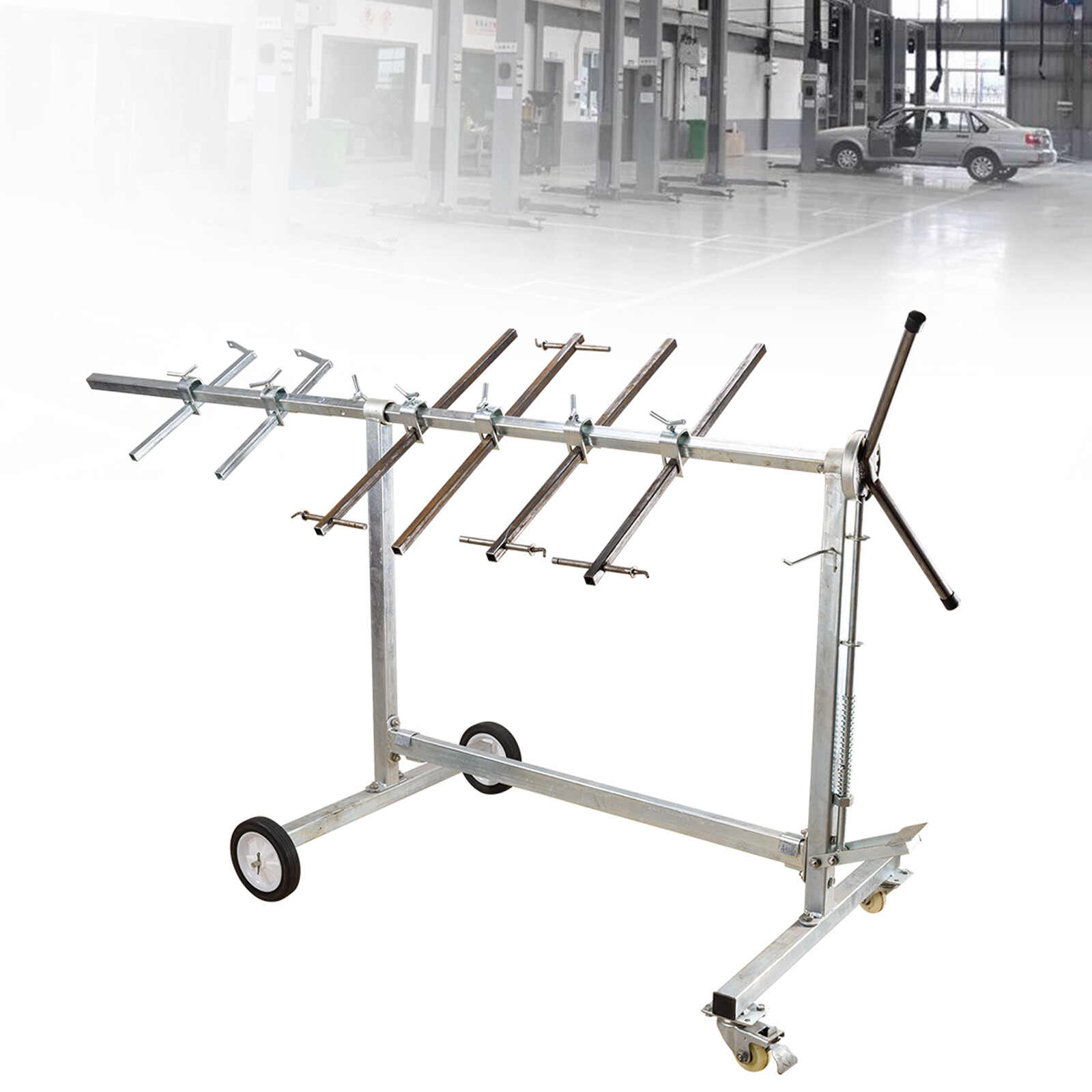 Automotive Spray Painting Rack Stand auto body Shop Paint Booth Hood Parts TOP
