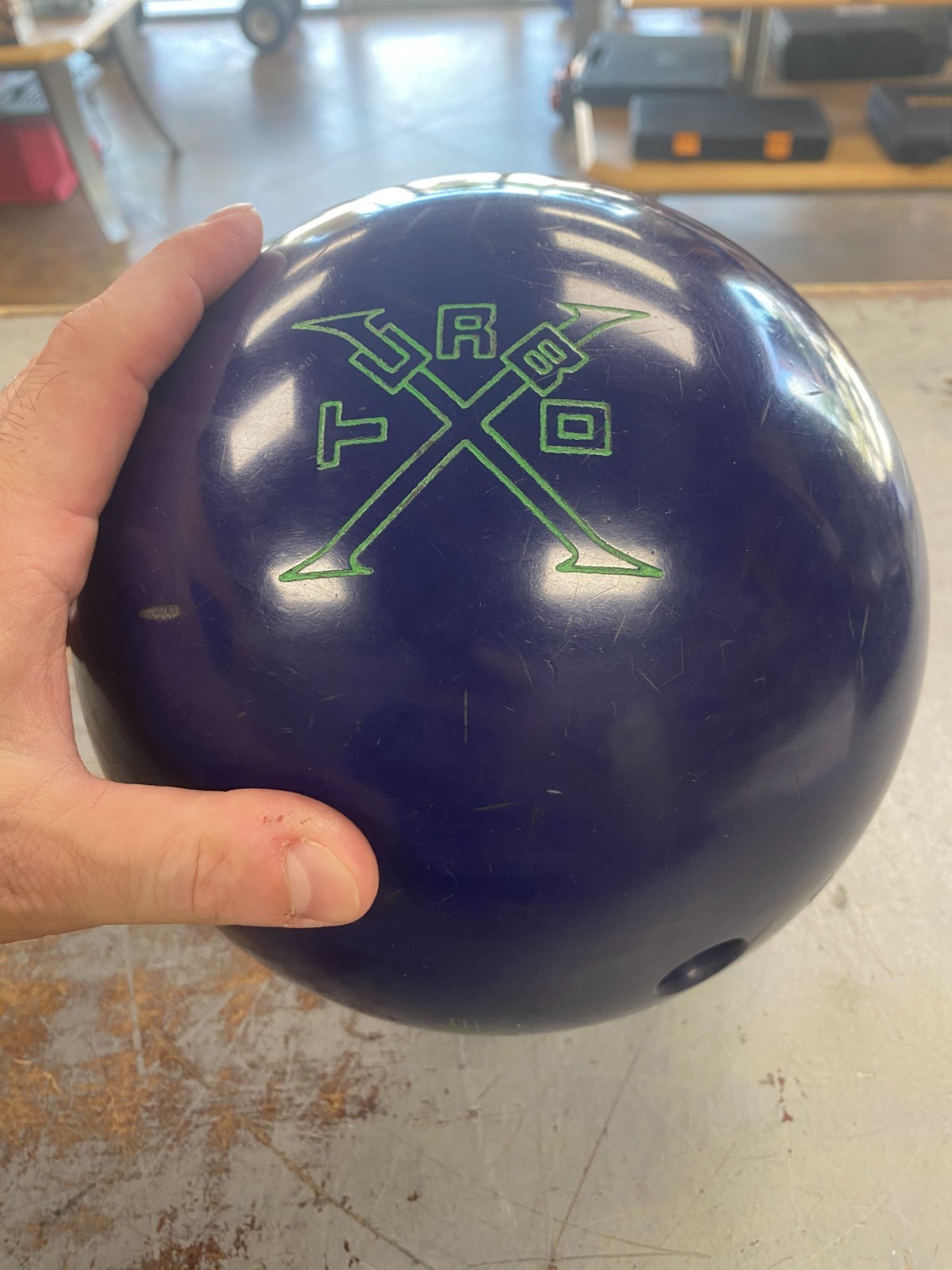 Ebonite Reactive Turbo X Resin Bowling Ball 15lbs