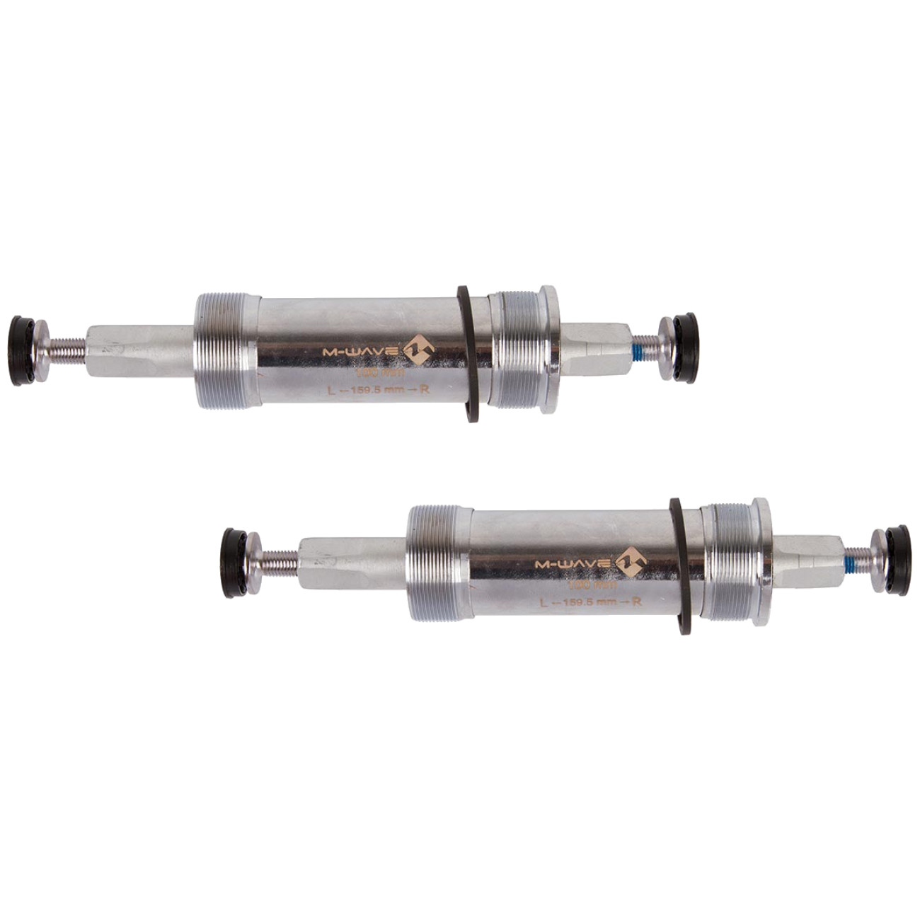 M-Wave Carousel Fat Bike Square Taper Bottom Bracket, British 100mm/159.5mm,