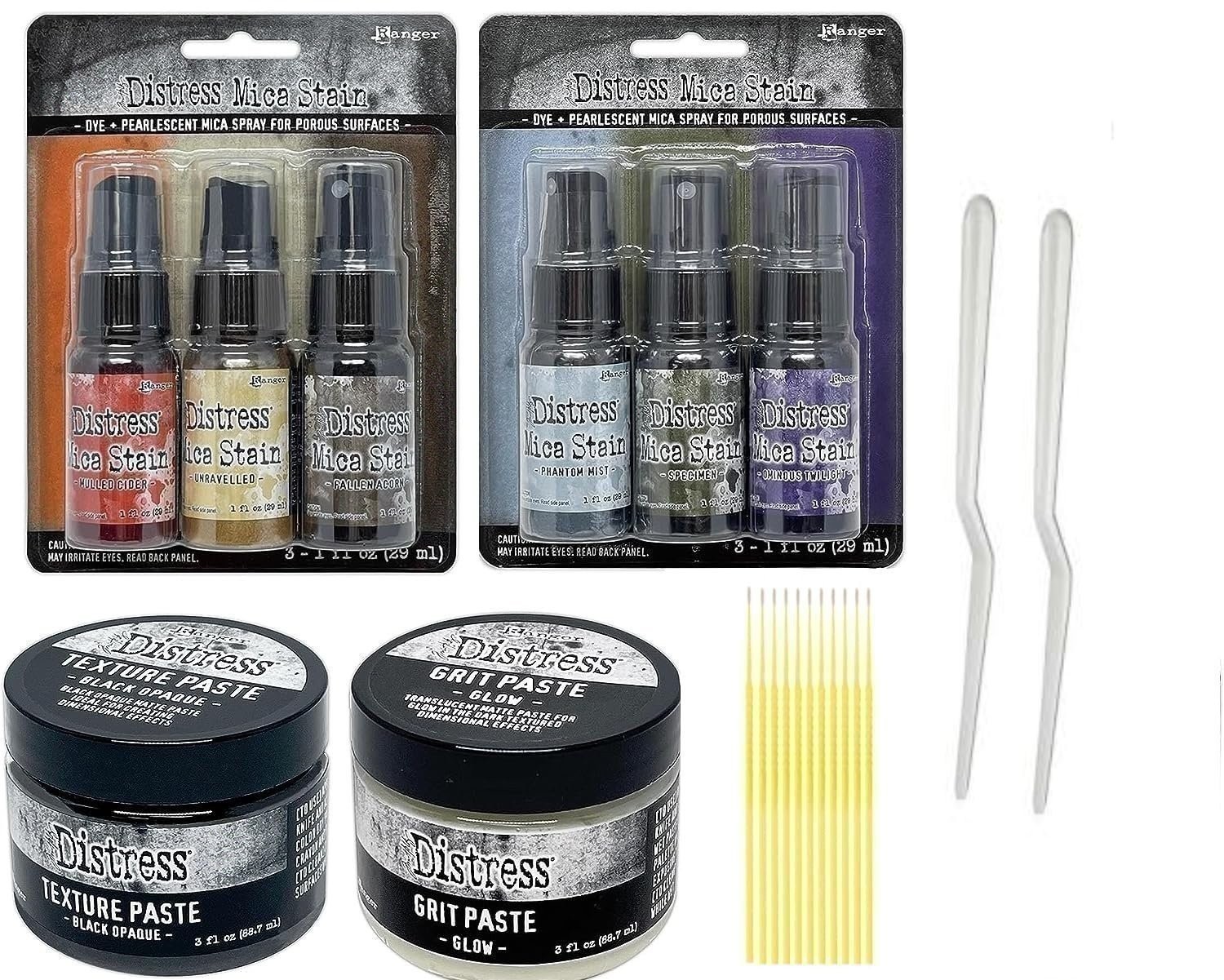 Distress Halloween Bundle - Tim Holtz Distress Mica Stain #4 & #5 with Distress