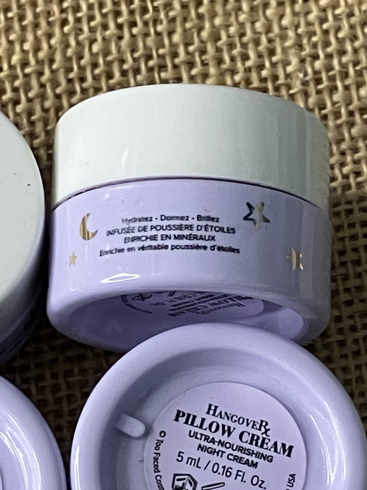 Too Faced Hangover Pillow Cream Ultra-Nourishing Night Cream - 4 Travel Minis