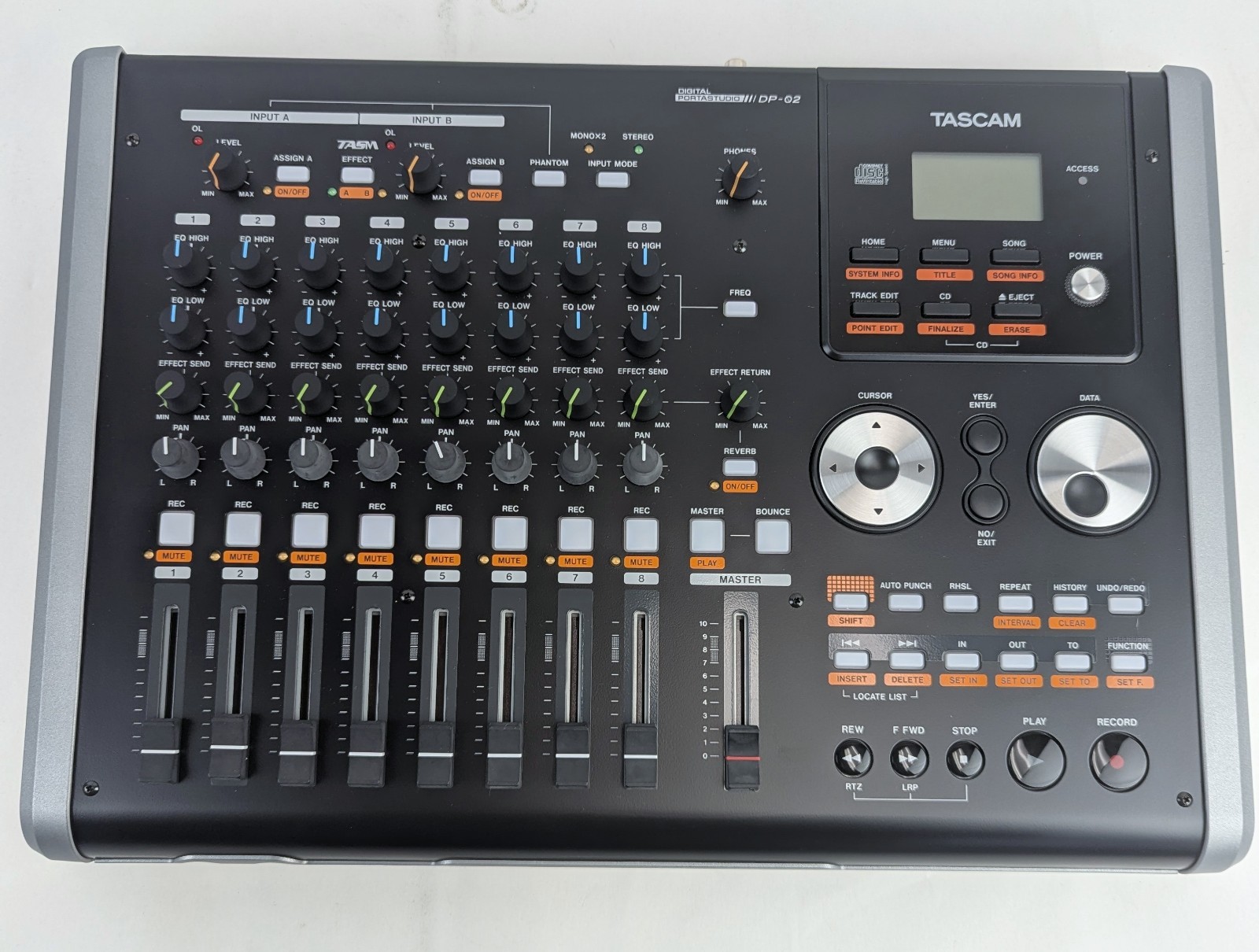 Tascam DP-02 Portastudio - 8-Track Mixer/CD Burner - Brand New Open Box!