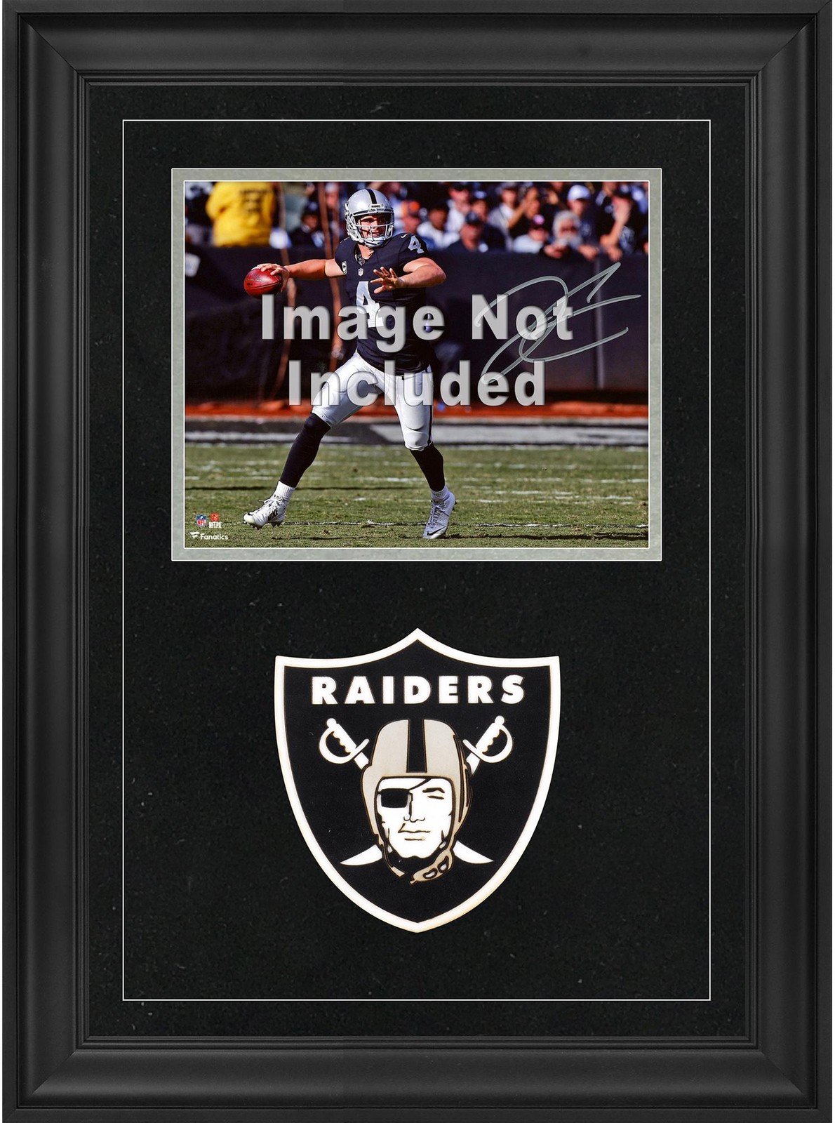 Las Vegas Raiders 8'' x 10'' Deluxe Horizontal Photo Frame w/Team Logo