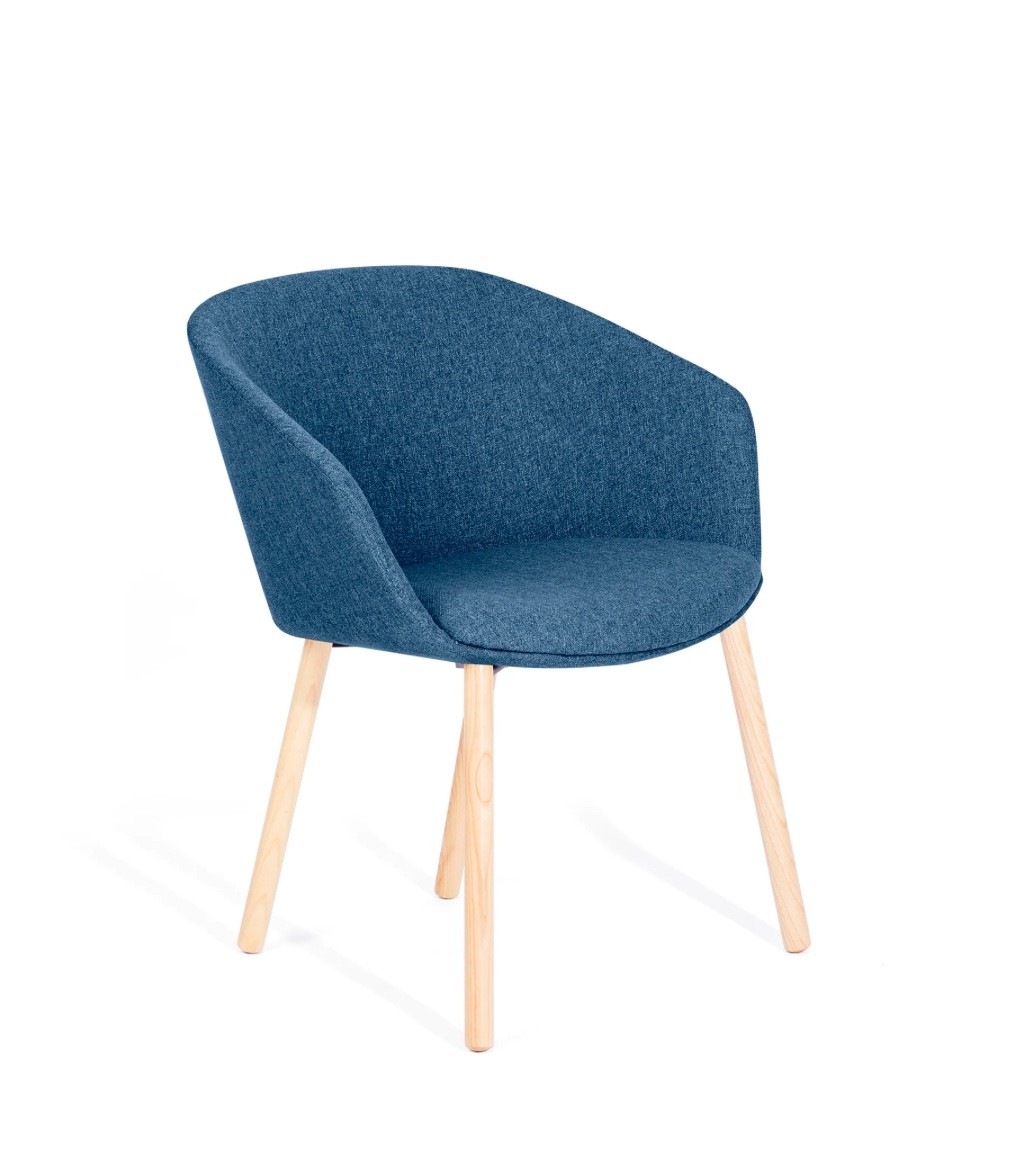 Poppin Pitch Side Chair  (blue New in the Box)