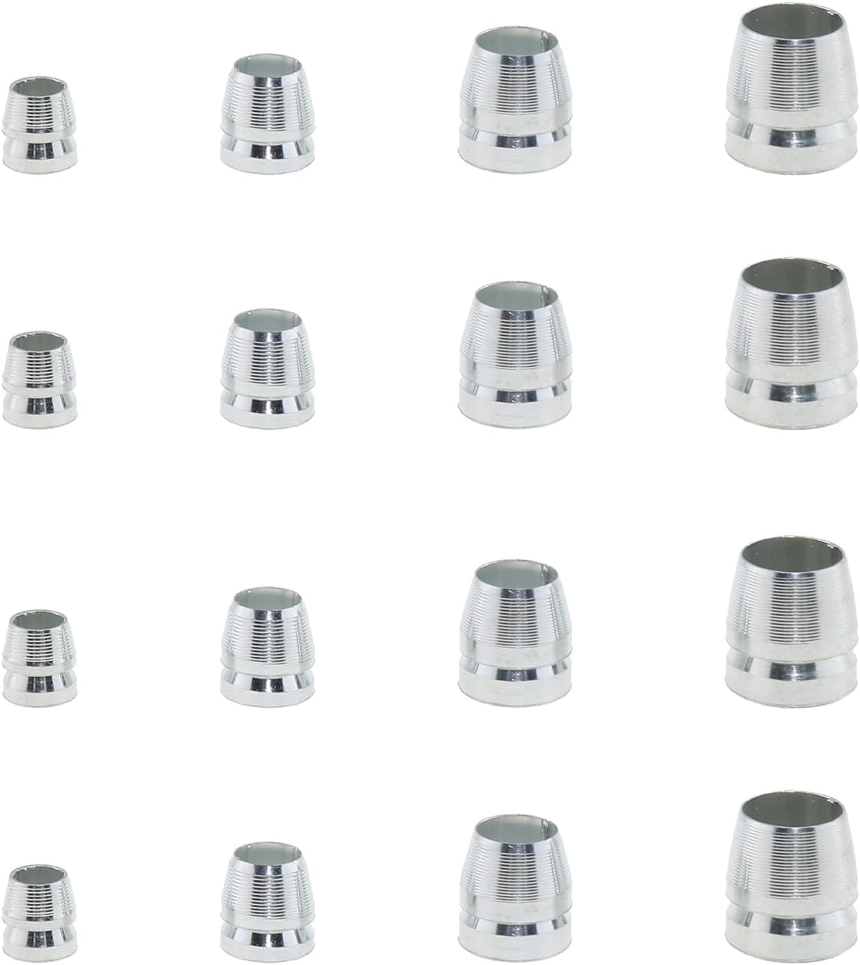 DGZZI 16PCS Tapered Handle Steel Wedge round Handle Metal Wedge Mallet Handle We