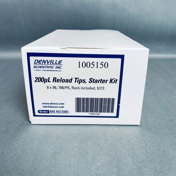 Denville Pipette Tips 200 ul 40 Racks with 96 Tips Each