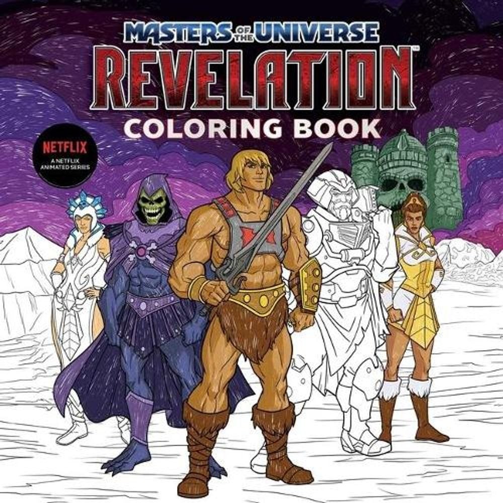 Masters of the Universe: Revelation Official Coloring Book (Essential Gift for F