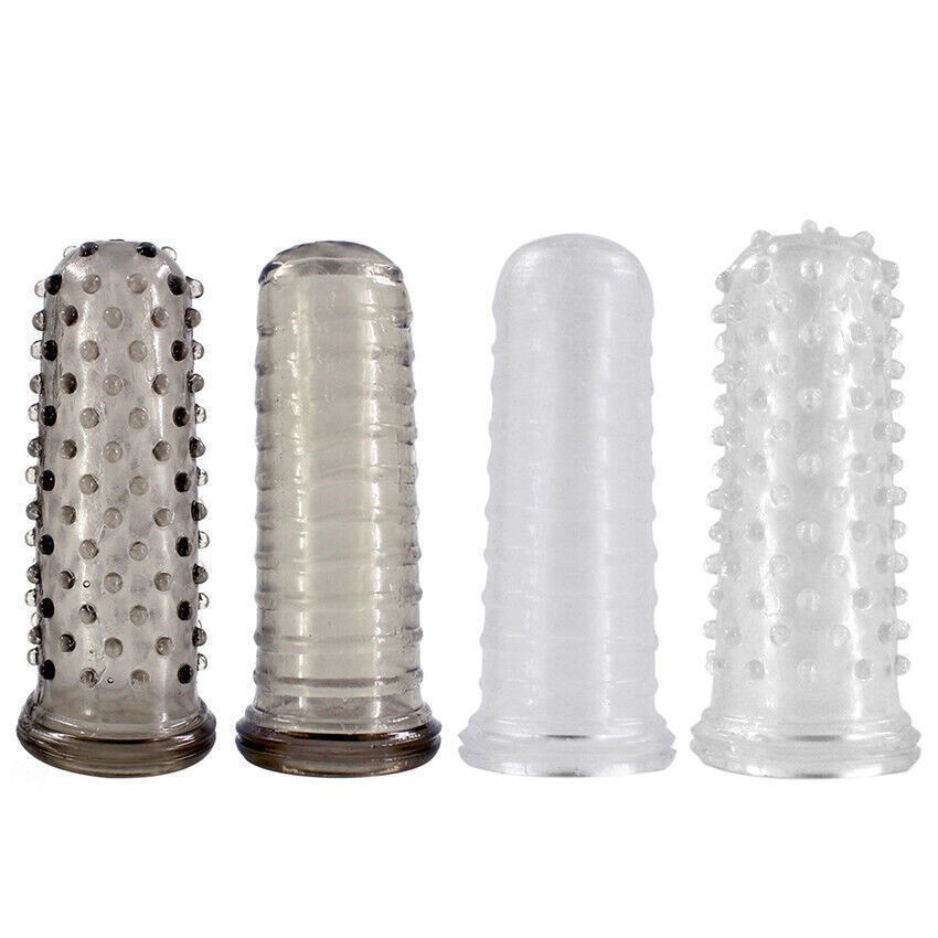 Waterproof-Finger-Extender-Sleeve-Finger-Massage-Women-Lady-Wand-G-Spot-Dildo