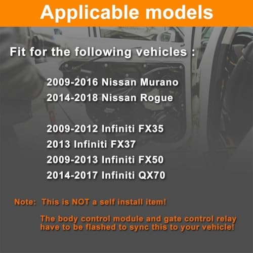 Trunk Latch Compatible with 2009-2016 Murano, 2014-2018 Rogue, 2009-2012 FX35