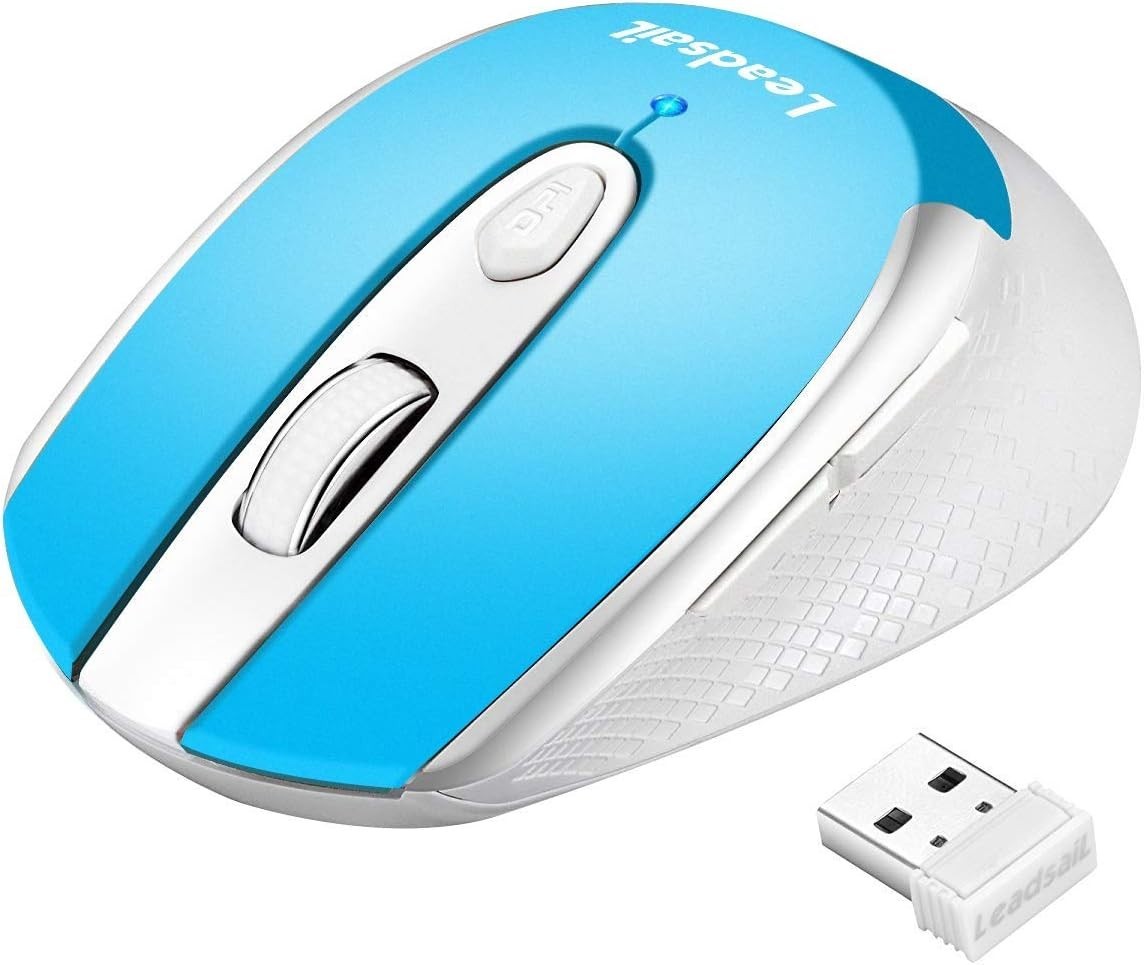 Lightweight 2.4G Wireless Computer Mouse | Soundless and Ergonomic Features