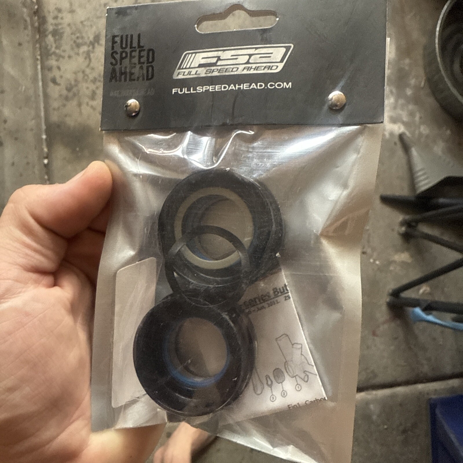 FSA Mega Exo BB30 Bottom Bracket Sz 24mm Black Road M3 / 42 Adapter BB-ALM3