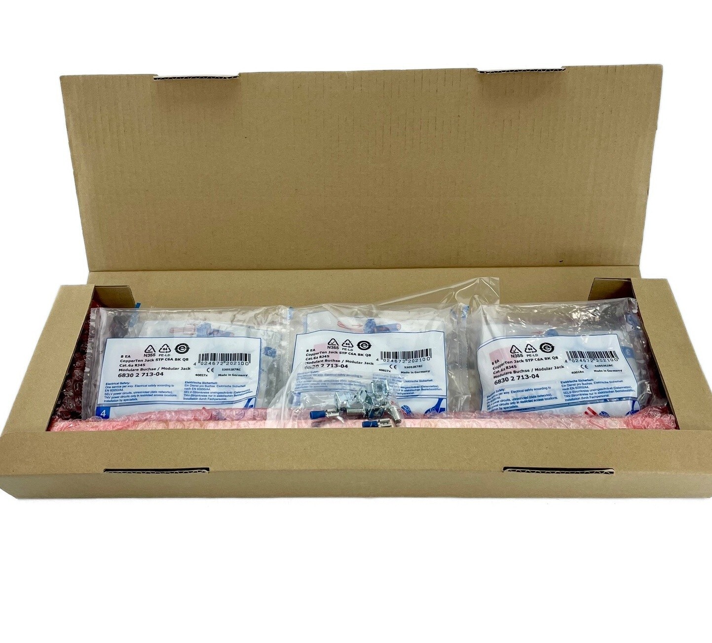ADC Krone 7022 1 155-24, Category 6A Keystone Patch Panel, 24-port. Cable Manage