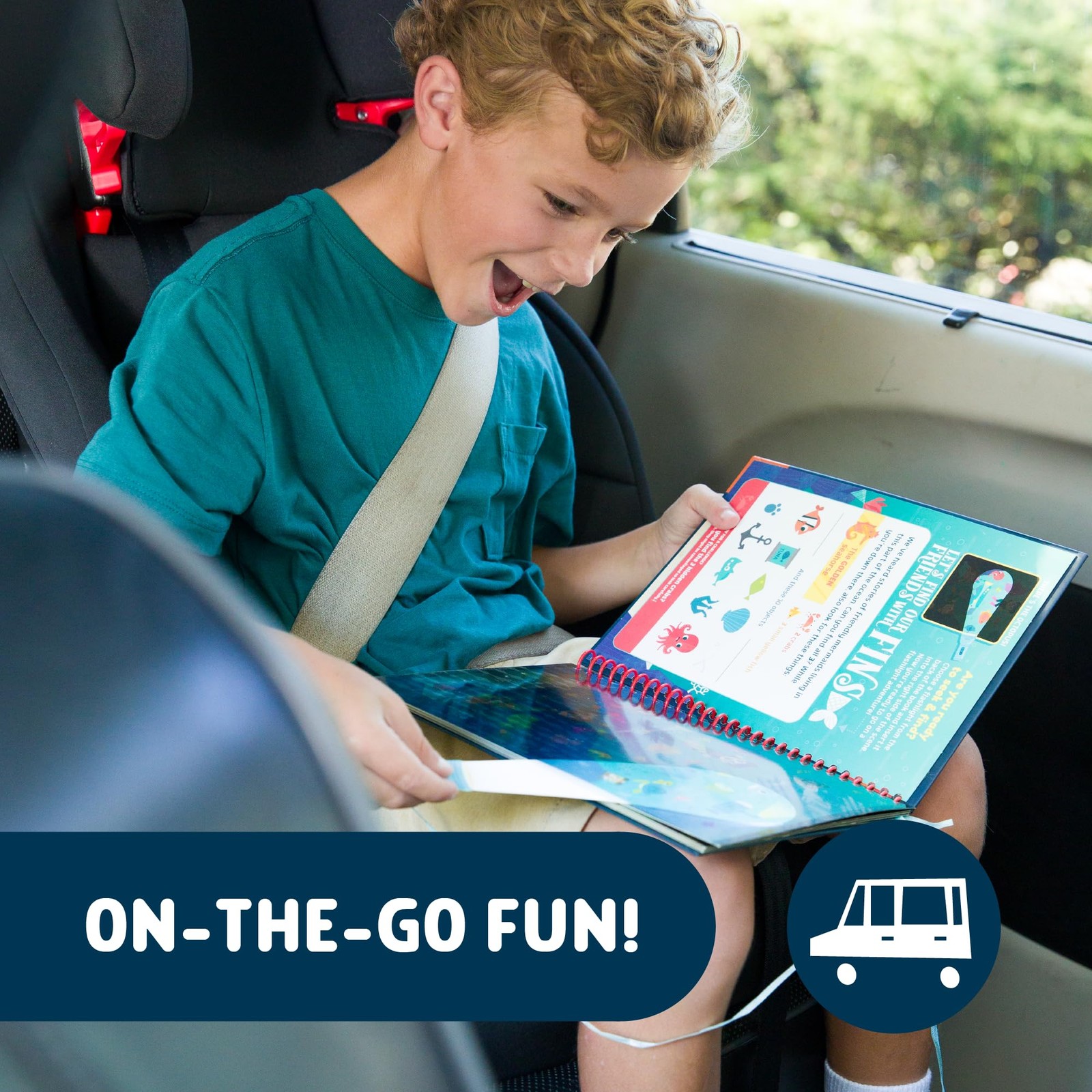 Seek & Find Flashlight Activity Book Medium, Multicolor