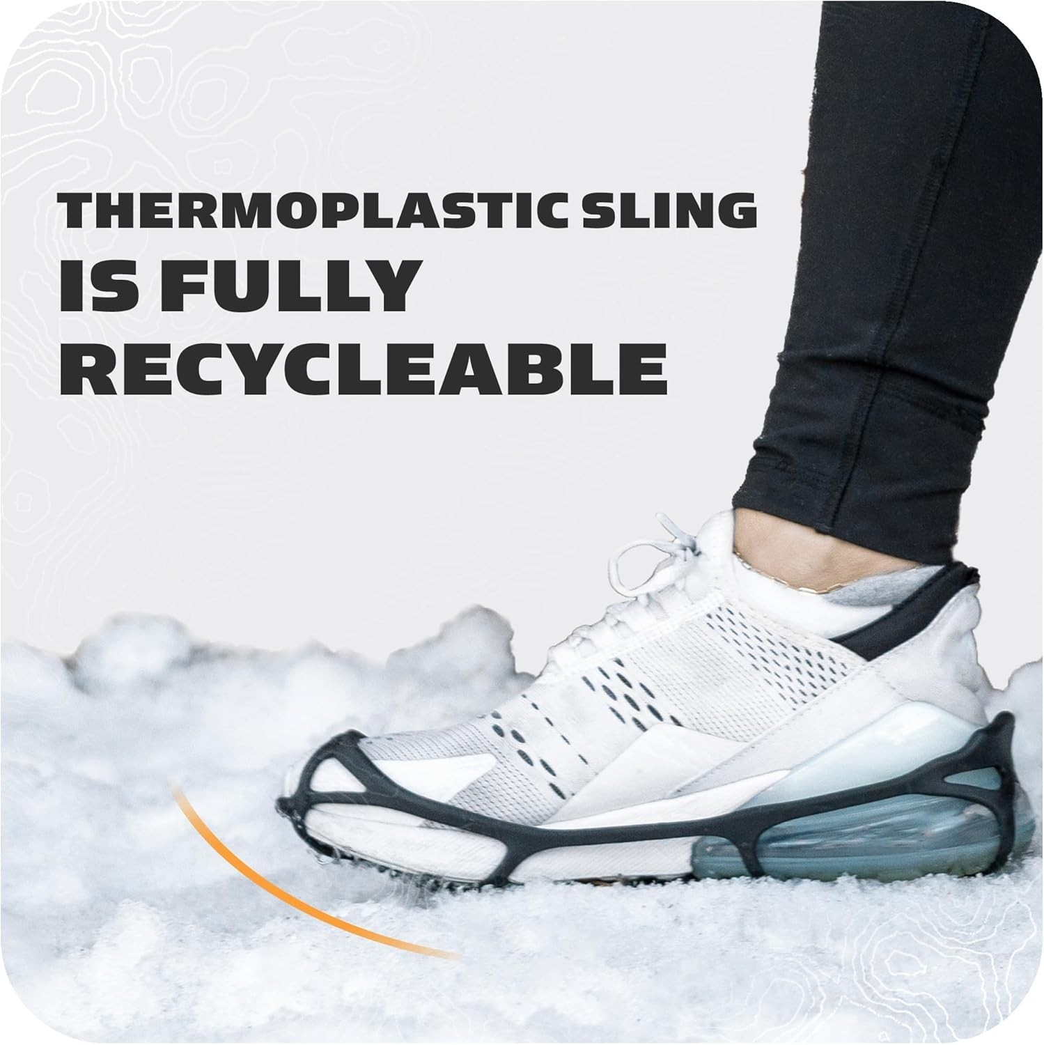Walk Traction Cleats 360 Degree Grip on Snow Ice Multi Terrain Surfaces