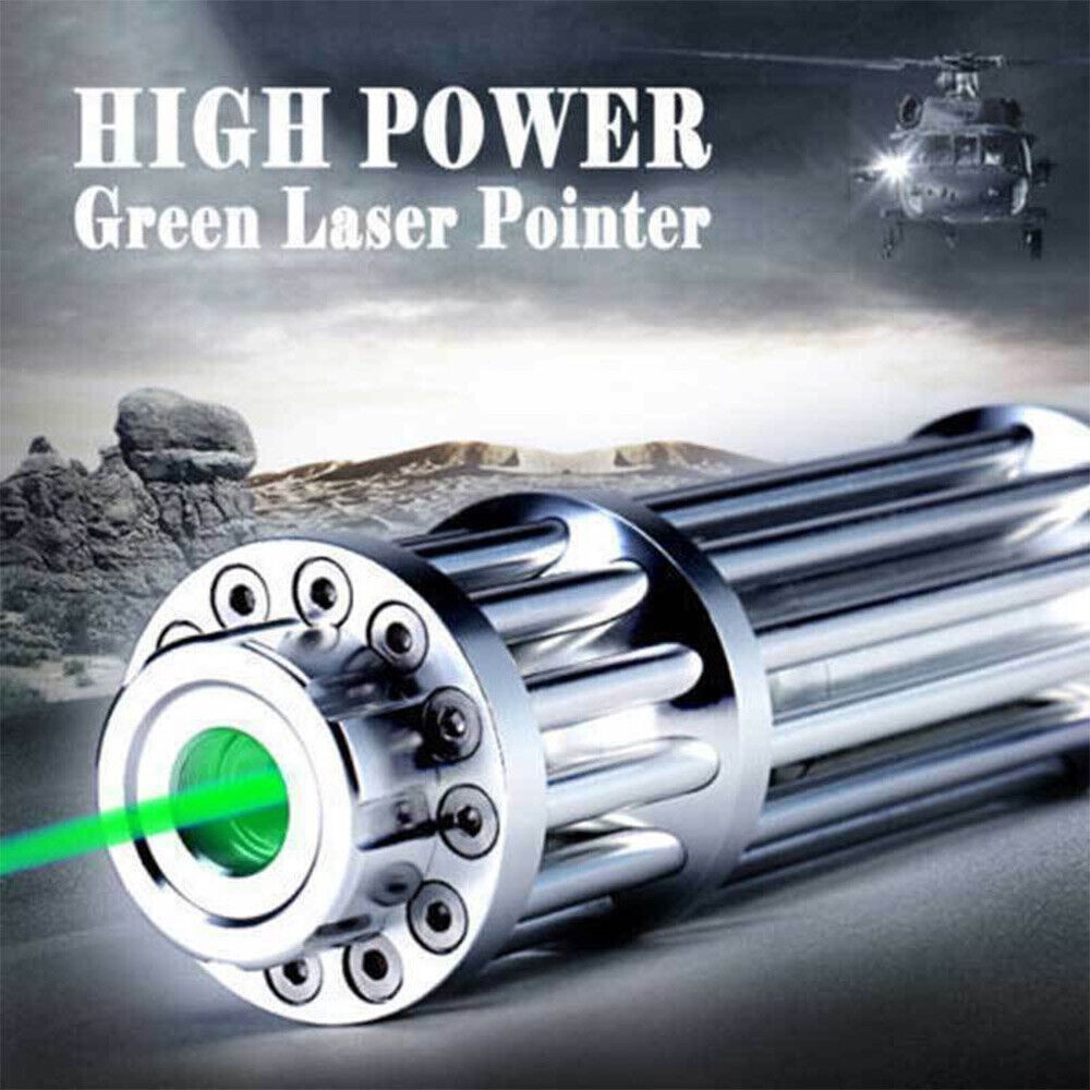 2000 meter 532nm Green Laser Pointer Pen Visible Beam Light Zoom Focus Lazer US