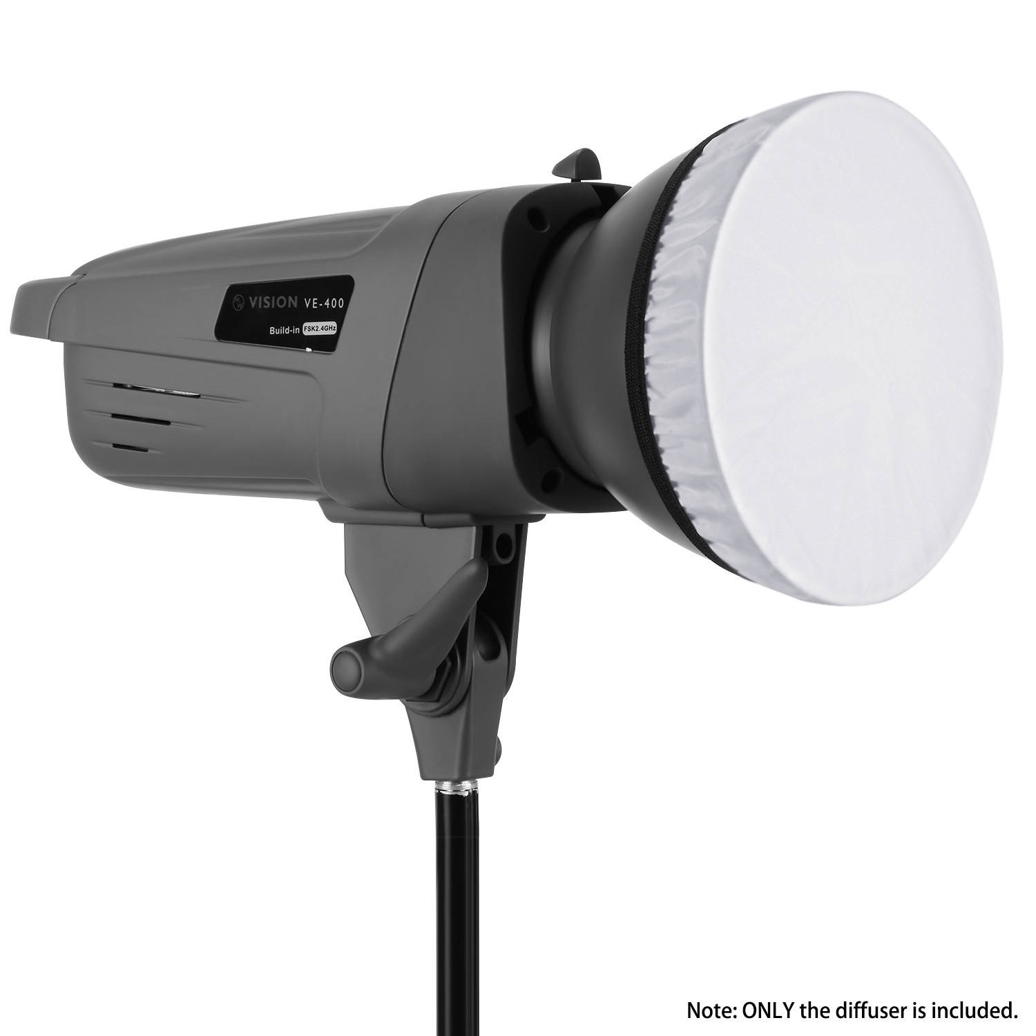 Neewer Studio 2-Pack 7" Soft White Diffuser Sock, Softens the Light Output
