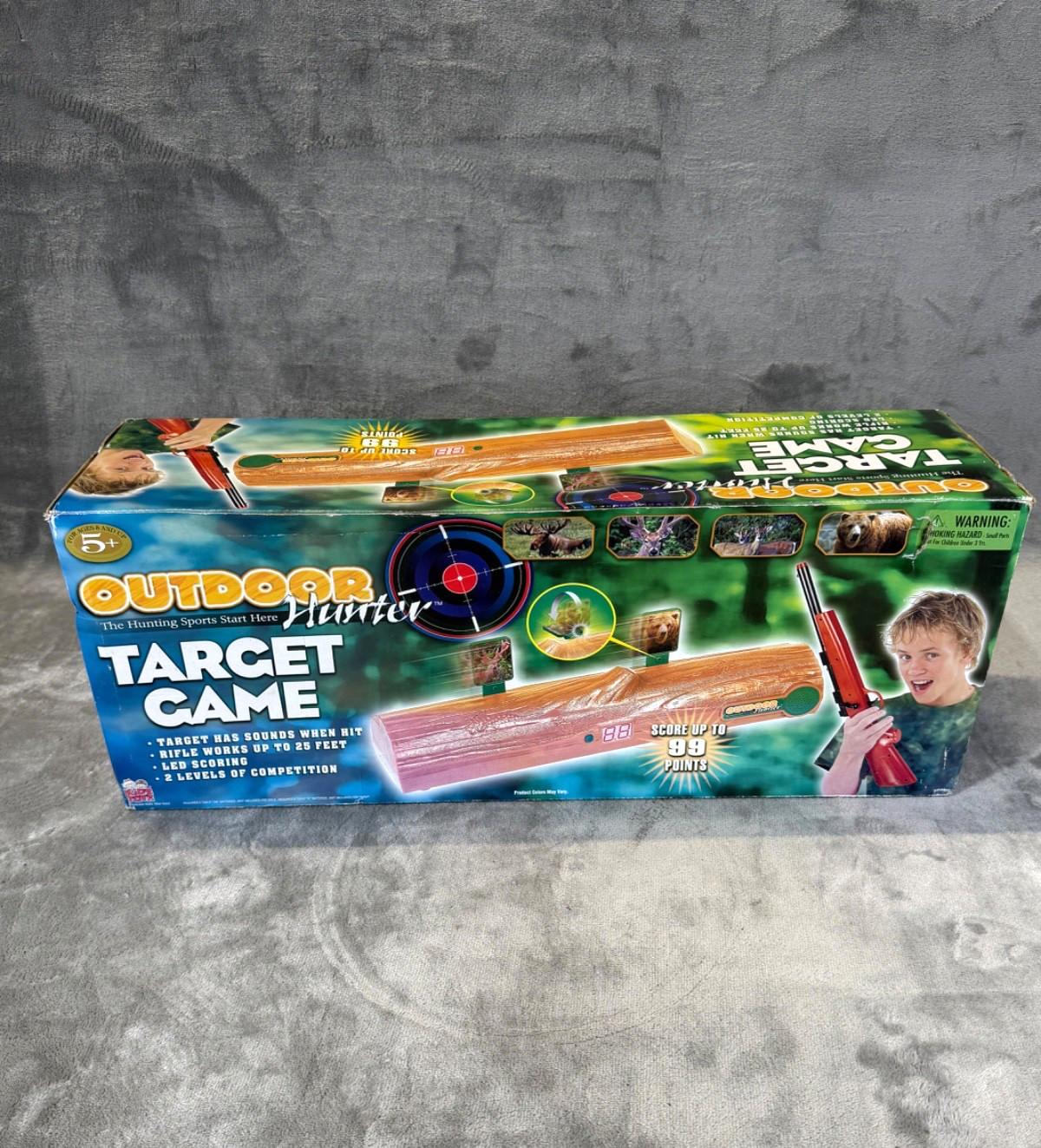 Kidz Toyz Outdoor Hunter Shooting Target Game Up to 25 Feet! LED Scoring ~ NEW ~