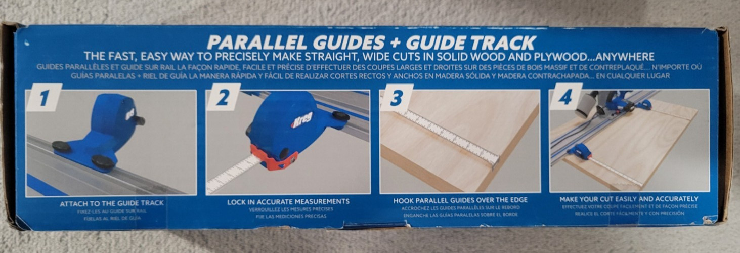 Kreg Adaptive cutting system Parallel Guides NIB
