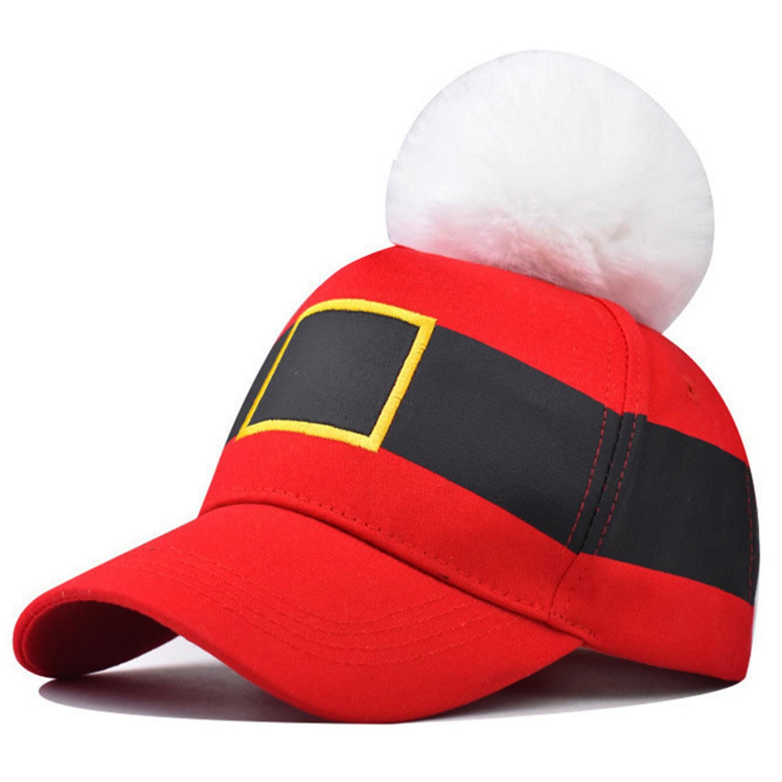 Mawjom Merry-Christmas Unisex Adult Baseball-Hats Women Men Medium, Red