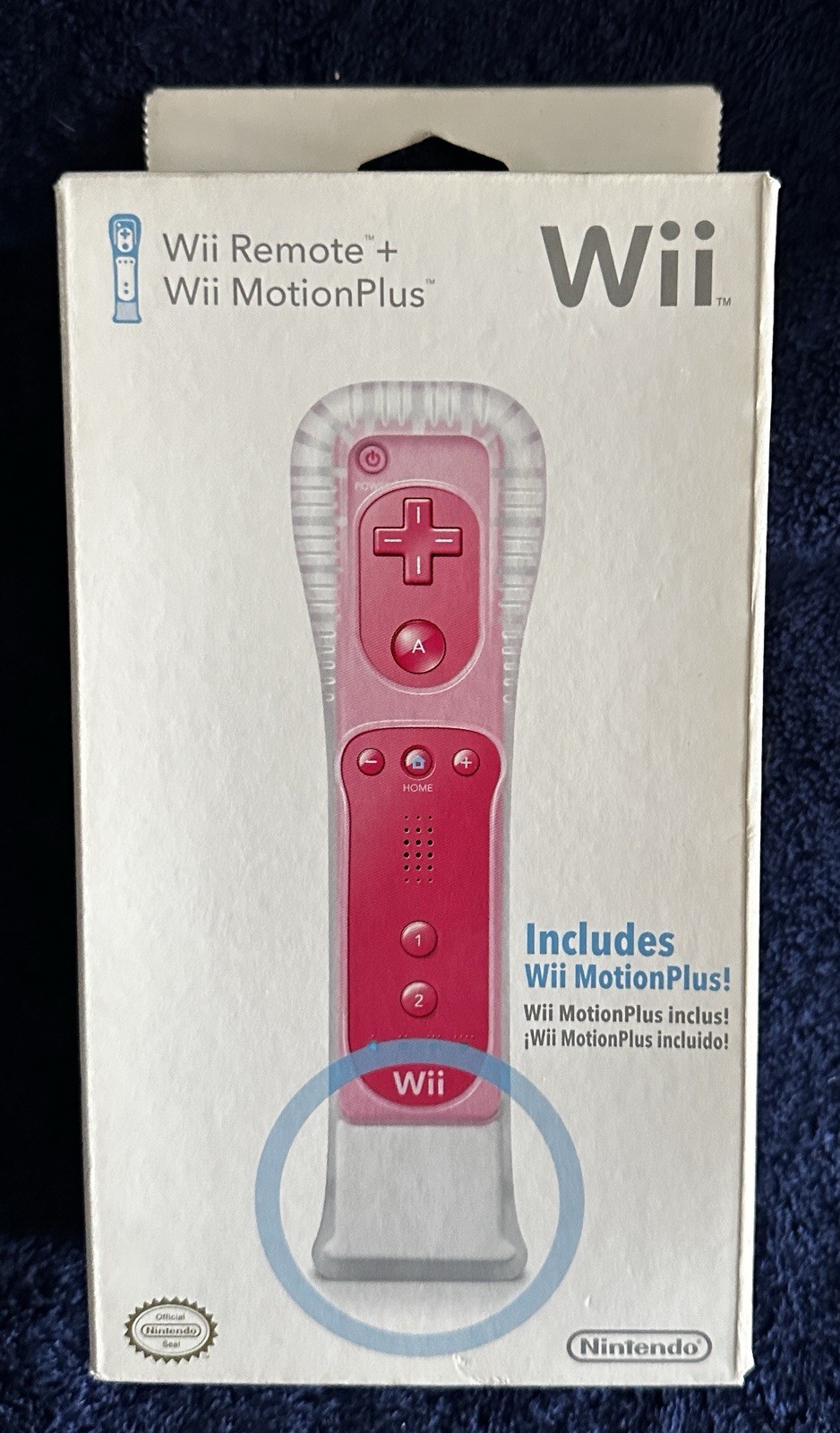 Official Nintendo Wii Remote and MotionPlus Bundle - Pink New In Box Genuine NIB