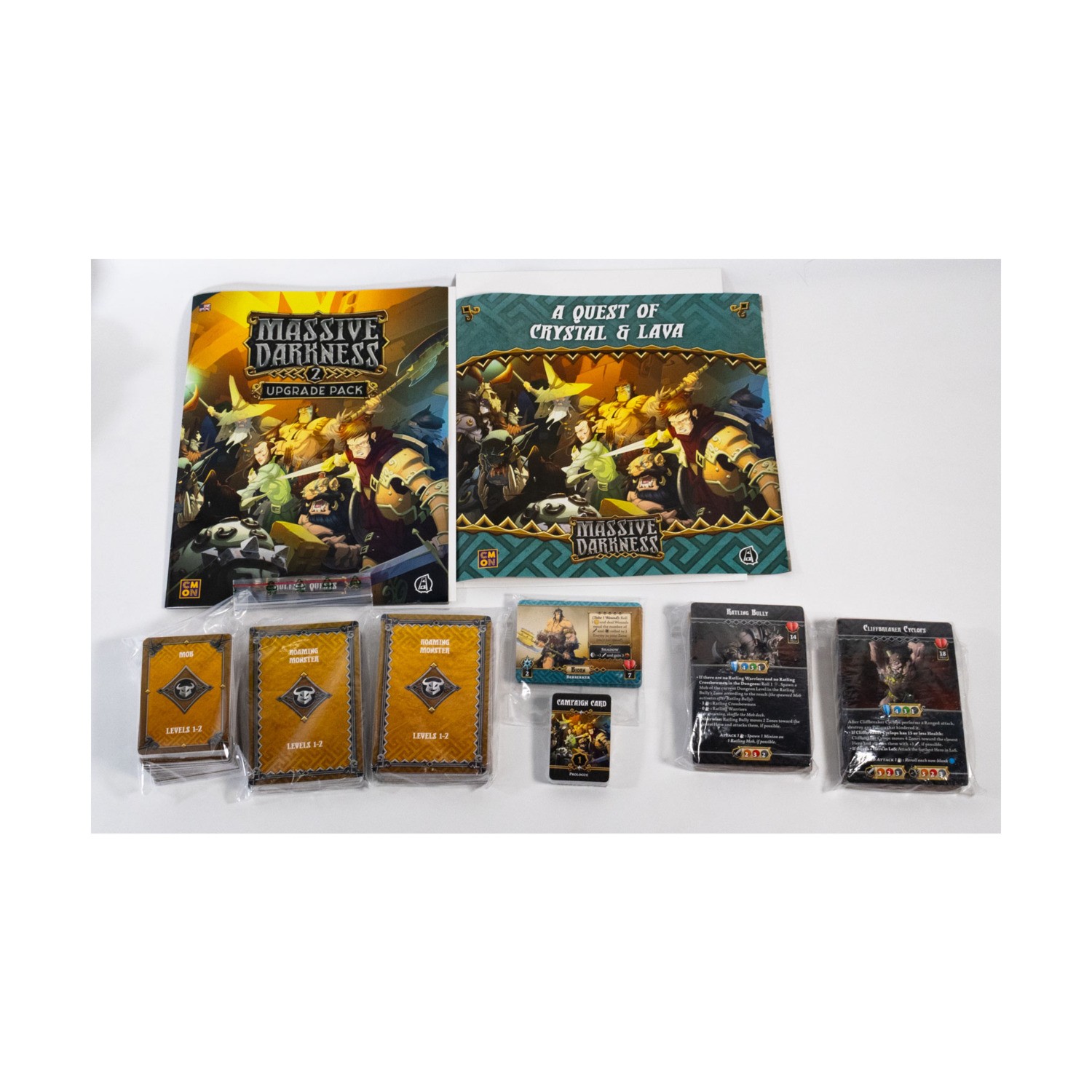 CMON Massive Darkness 2 Kickstarter Upgrade Pack (Kickstarter Exclusive) Bag NM