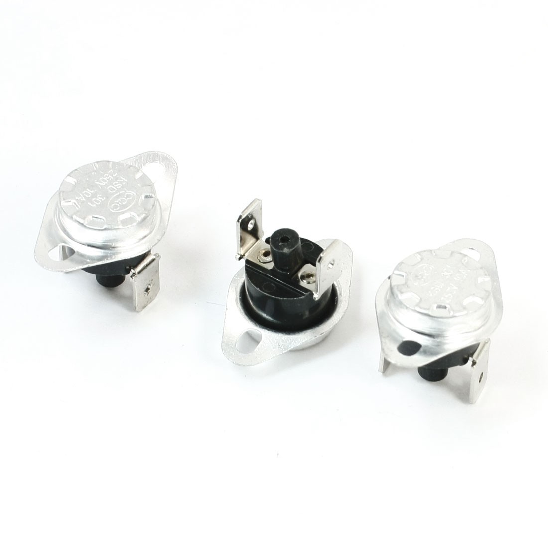 3pcsx 125C Manual Reset Thermostat Normal Closed Temperature Switch 250V 10A