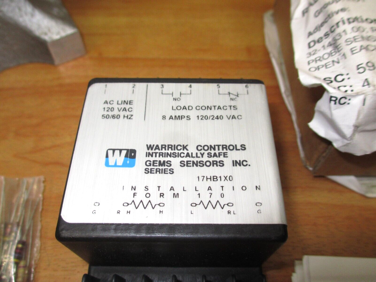 Warrick Gems 17HB1X0 *NEW* Liquid Level Controller Relay Intrinsically Safe