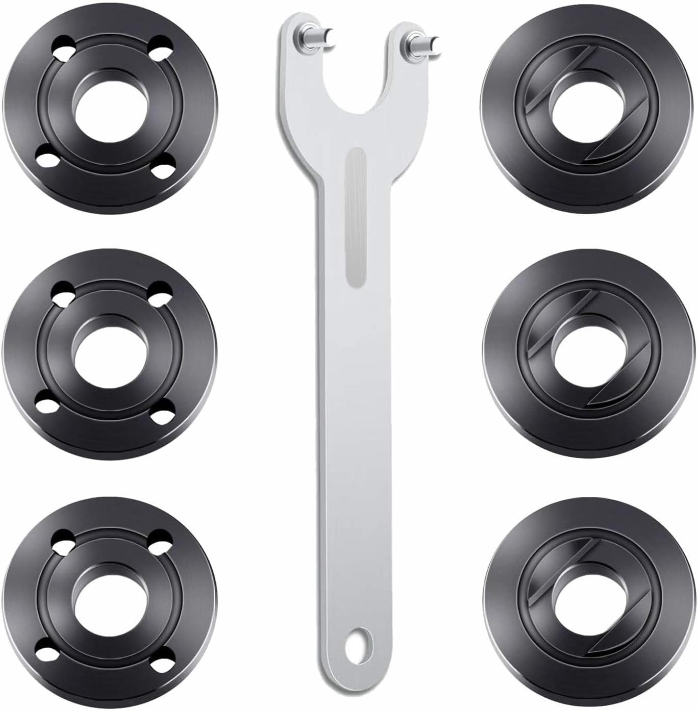 Juego De 7 Tuercas Para Amoladora Angular, Llave Para Amoladora Angular, Tuerca.