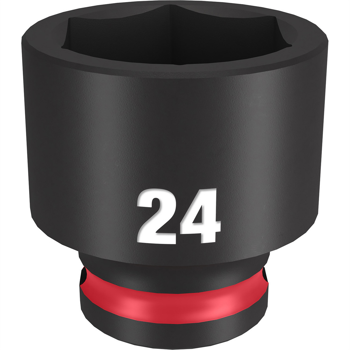 Milwaukee Tool SHOCKWAVE Impact Duty  3/8"Drive 24MM Standard 6 Point Socket