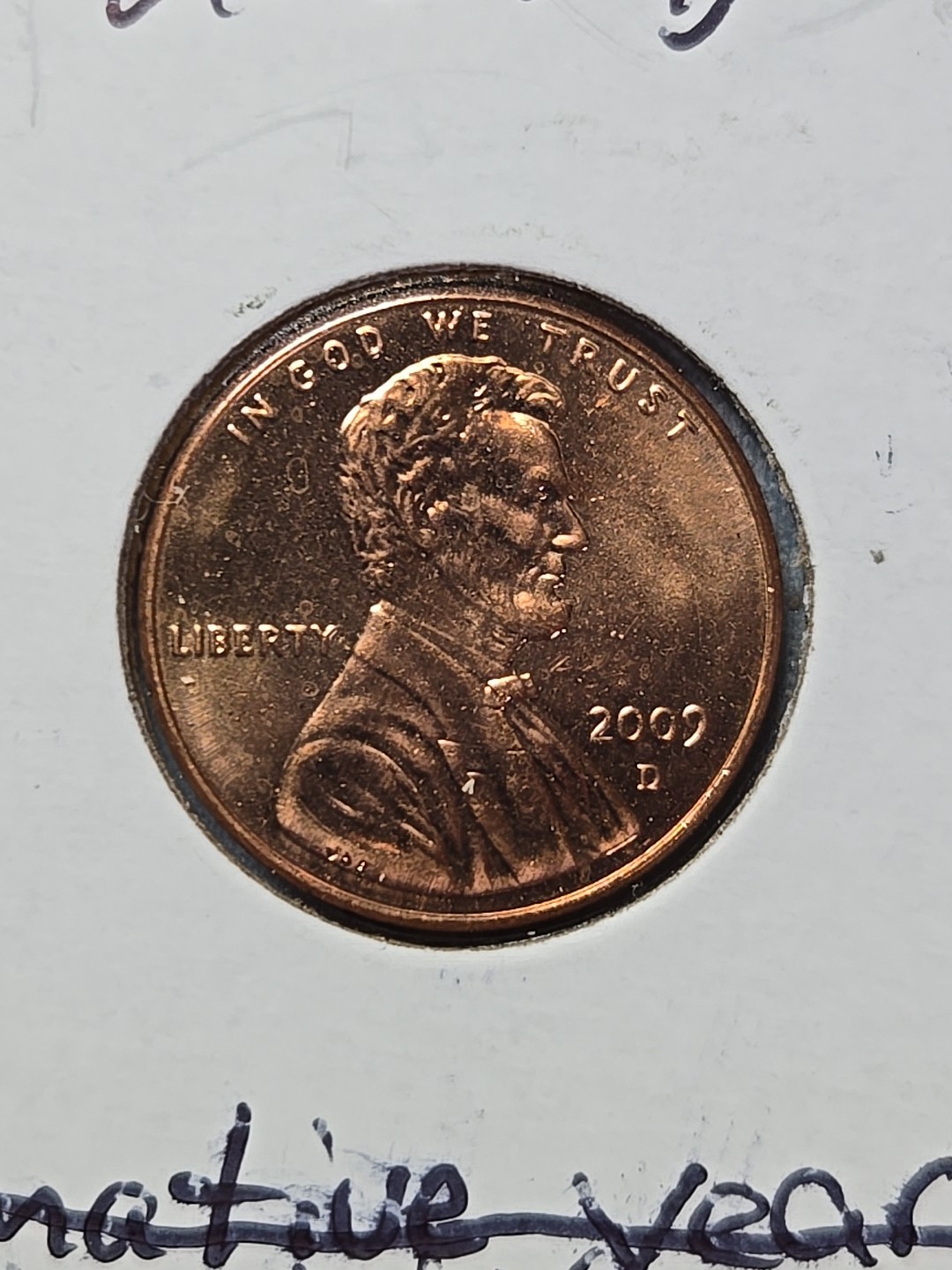 2009 D Choice BU Early Childhood LP1 Lincoln Log Cabin Penny From Mint Roll!!!
