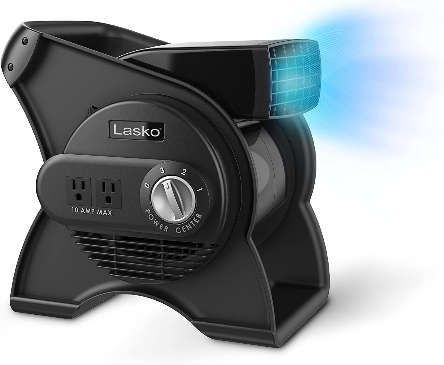 Lasko High Velocity Pivoting Utility Blower Fan, for Cooling, Ventilating, Exhau