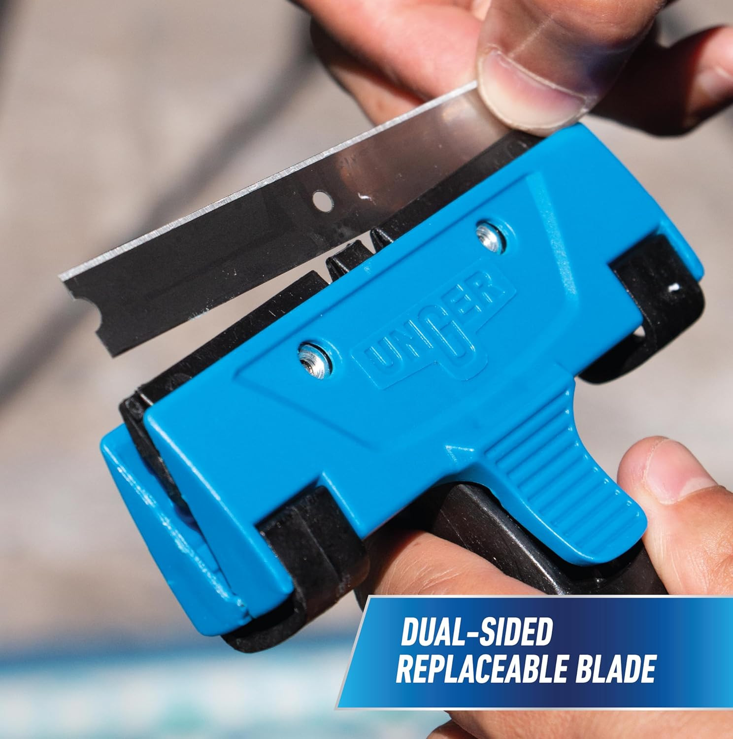 Professional Connect and Clean 4" All-Purpose Scraper, Window, Glass, and Floor
