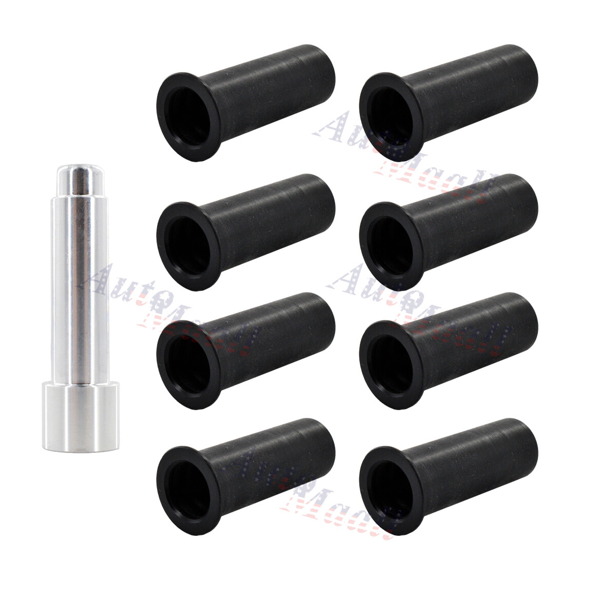 Door Hinge Pin Liners Bushings Set Fit Jeep Wrangler JK JKU JL 2007-2018 4-Door