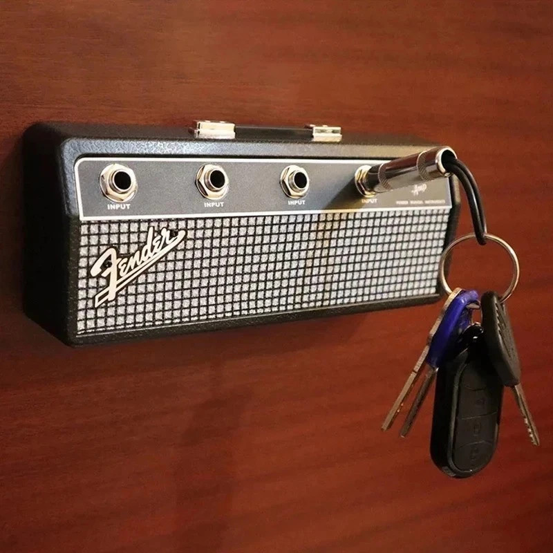 Fender Jack Rack Key Holder  Includes 4 Keychain - USA Seller