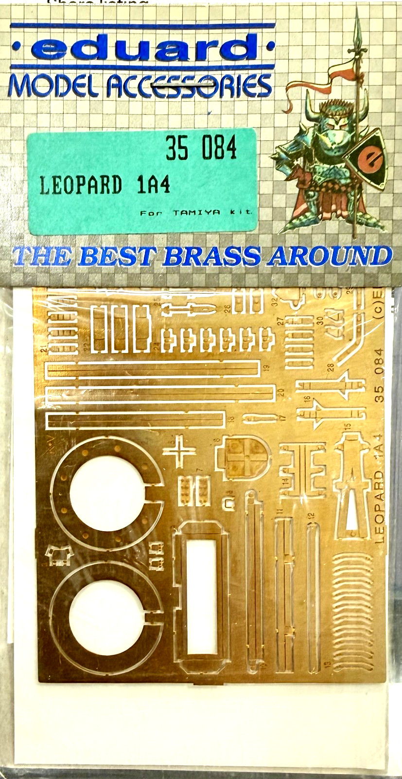 Eduard Model Accessories Upgrade Kit 35084 for Leopard 1A4 Tamiya Kit