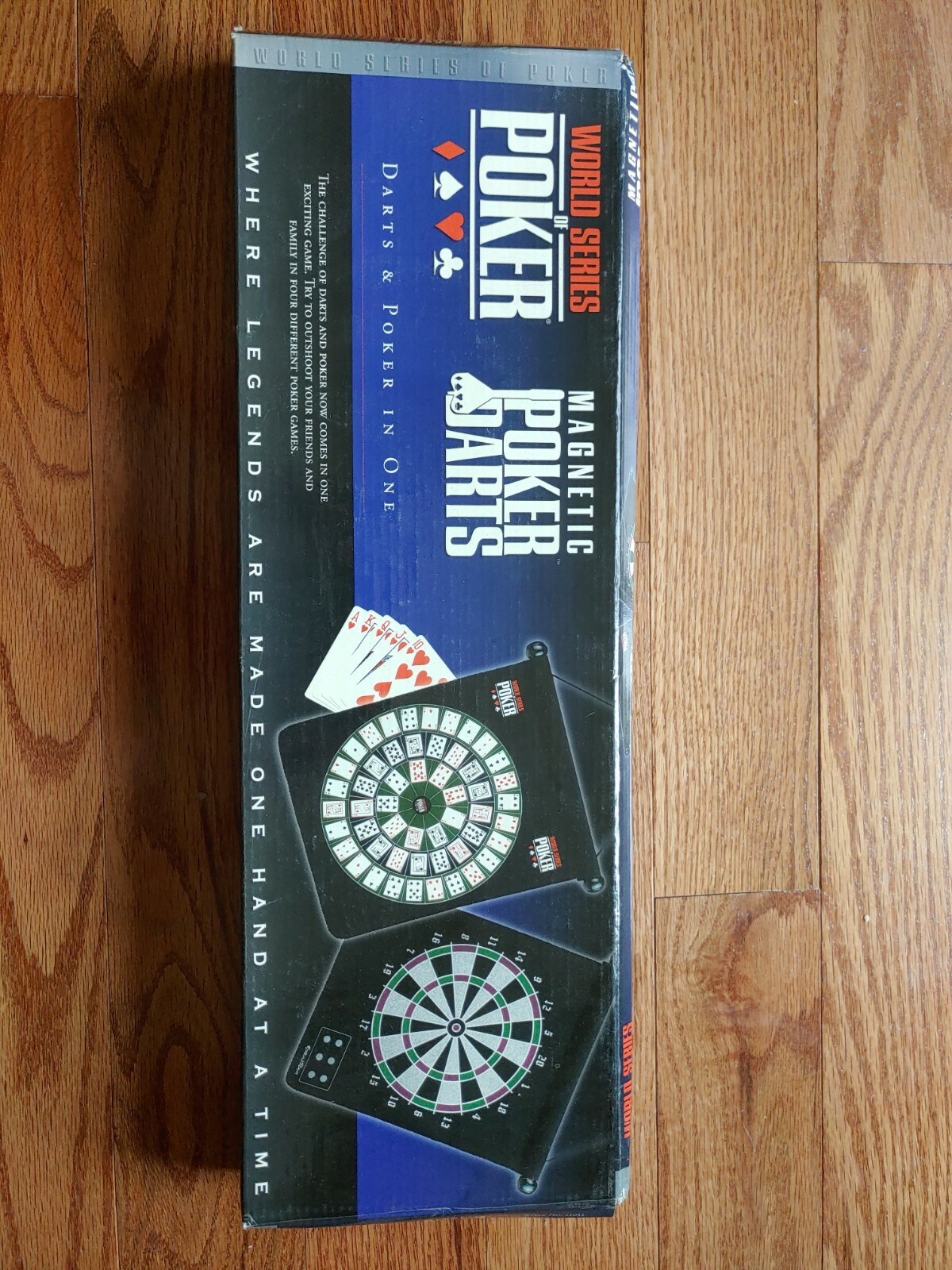 NEW IN BOX: World Series of Poker magnetic poker darts - darts & poker in one!