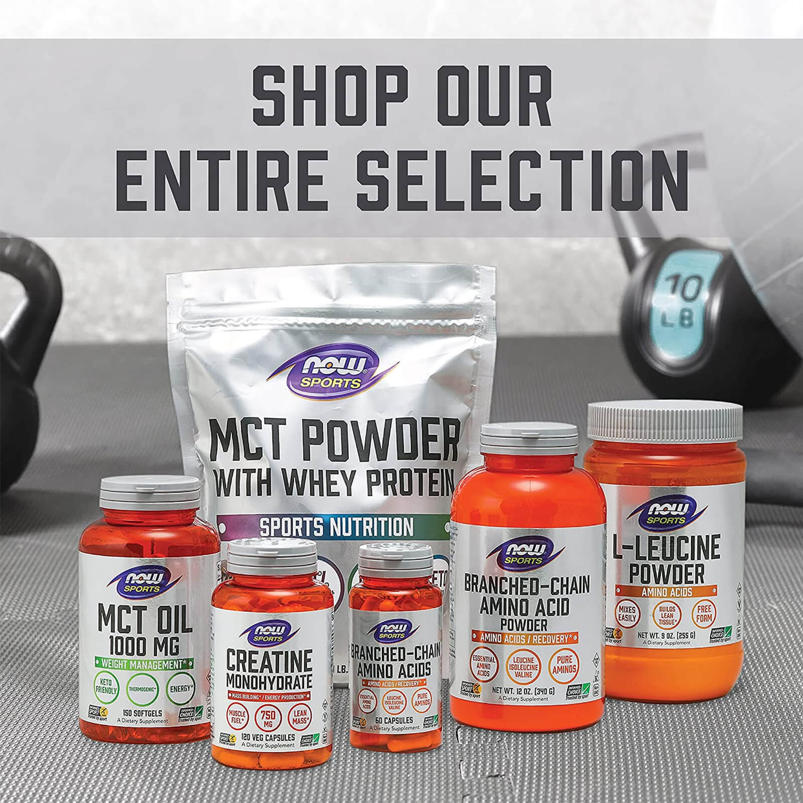 NOW FOODS Whey Protein Isolate Unflavored Powder 10 lbs.