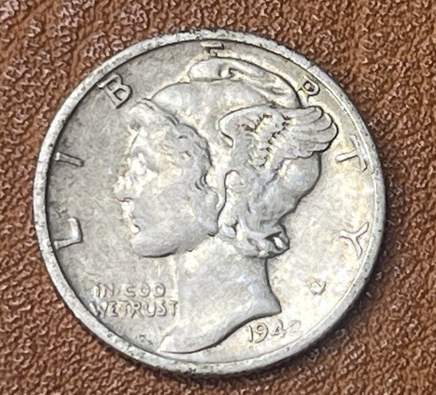 1942-S Mercury Sliver Dime  DDO & DDR Mint Mark