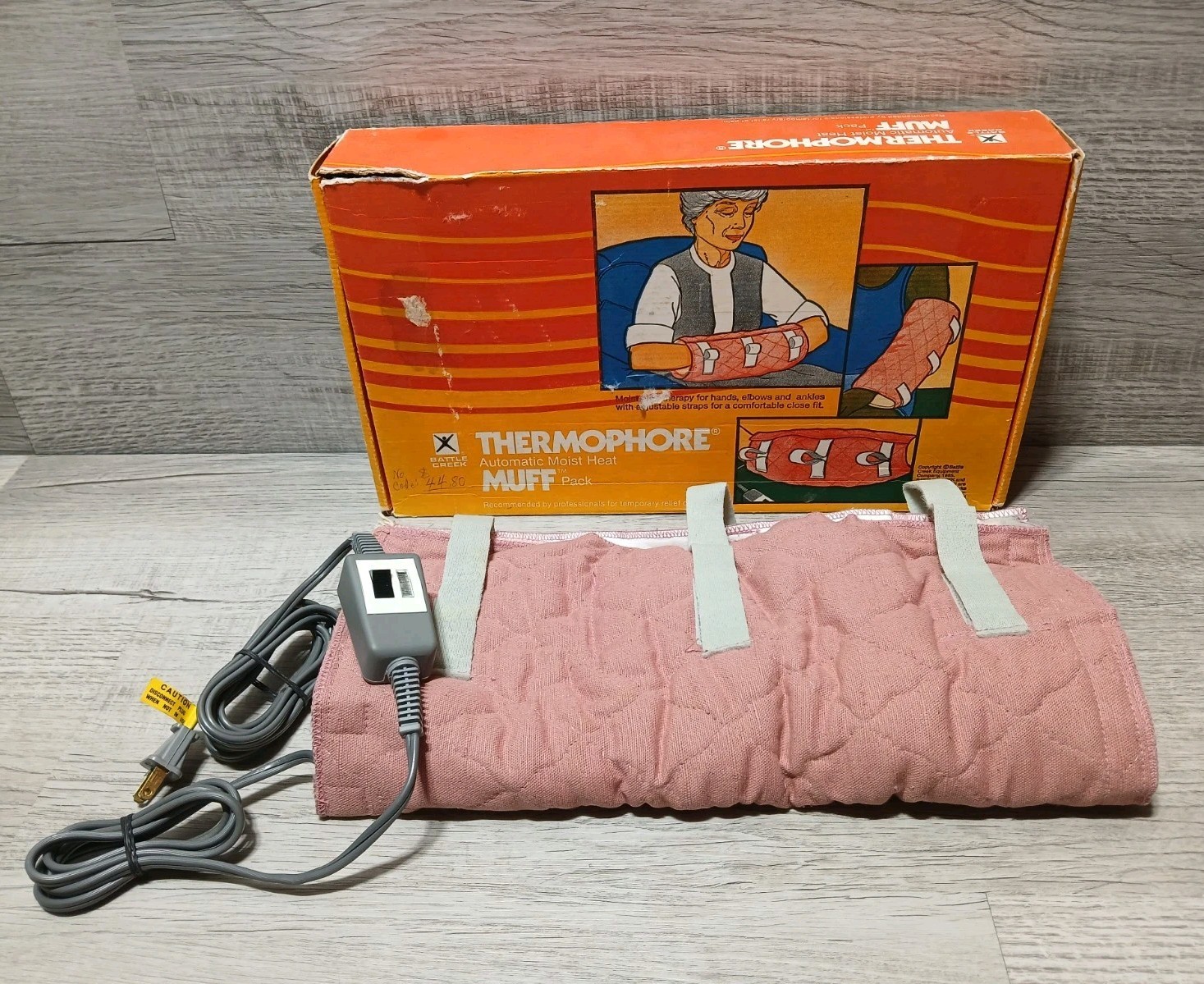 Vintage Battle Creek Thermophore Automatic Moist Heat Muff Pack 1985 PRE-OWNED