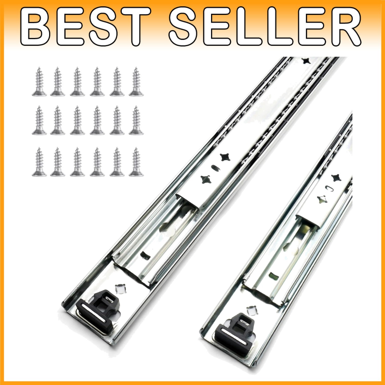Undermount Drawer Slides 22in 260lb Capacity